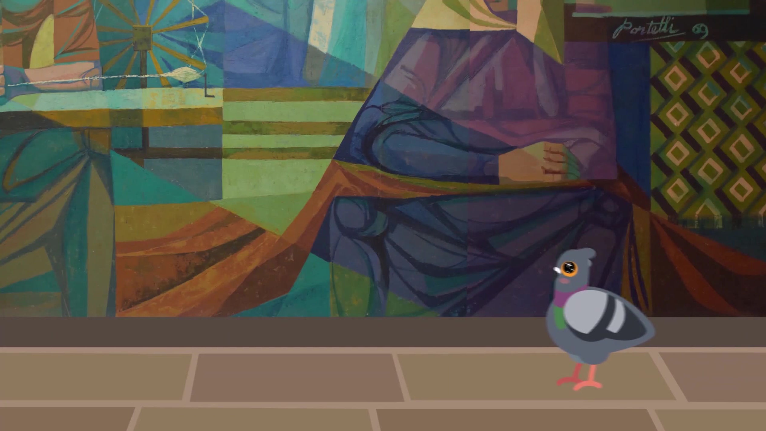 Pigeon Animation for MUŻA